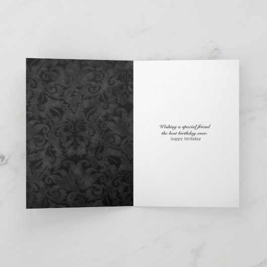 Carte Daisy et Ladybug Damask (Intérieur)