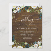 Carte Daisy Fleur sauvage Mariage de verdure (Devant)