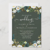 Carte Daisy Fleur sauvage Mariage de verdure (Devant)