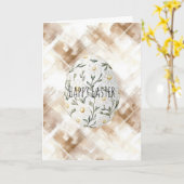 Carte Daisy Flowers Easter Egg (Fleur jaune)