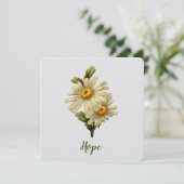 Carte Daisy Hope Inspiration (Debout devant)