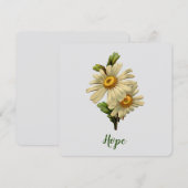Carte Daisy Hope Inspiration (Devant / Derrière)