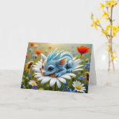 Carte Daisy Hugger (Fleur jaune)