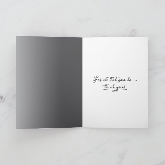 Carte Daisy Merci (Intérieur)