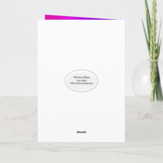 Carte Daisy Merci (Dos)