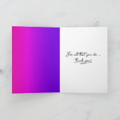 Carte Daisy Merci (Intérieur)