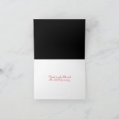 Carte daisy noir merci (Intérieur)