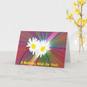 Carte Daisys fou (Fleur jaune)