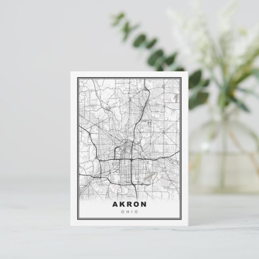 Carte d'Akron (Debout devant)