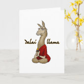 Carte Dalaï Llama (Fleur jaune)
