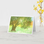 Carte d'Aleph d'arbre d'été (Fleur jaune)