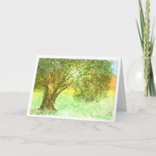 Carte d'Aleph d'arbre d'été (Devant)