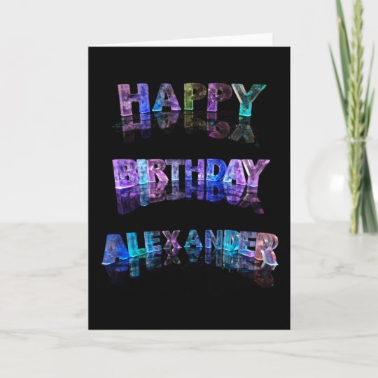 Carte D Alexandre De Joyeux Anniversaire Zazzle Be