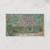 Carte d'Alger, de "Civitates Orbis Terrarum" par (Dos)