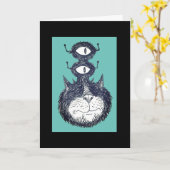 Carte d'Alien de l'espace (Fleur jaune)