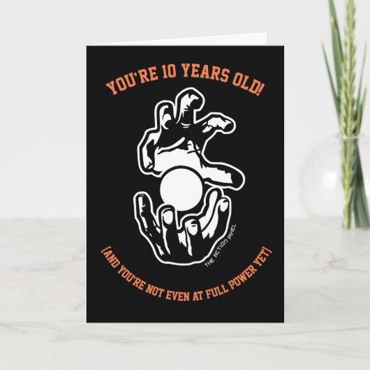 Carte d'alimentation à l'intérieur de l'anniversai (Devant)