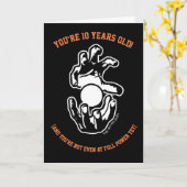 Carte d'alimentation à l'intérieur de l'anniversai (Fleur jaune)