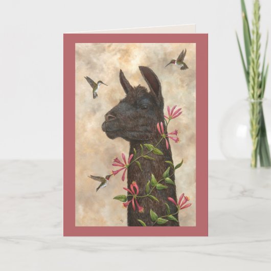 Carte d'alimentation de colibri (Devant)