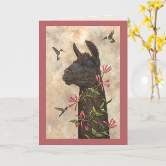 Carte d'alimentation de colibri (Fleur jaune)