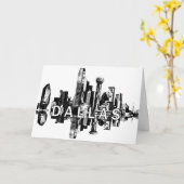 Carte Dallas, Texas (Fleur jaune)