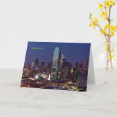 Carte Dallas, Texas, vue aérienne, (Fleur jaune)