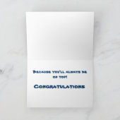 Carte d'alligator de félicitations (Intérieur)