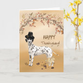 Carte Dalmatie Funny Pèlerin Casquette Thanksgiving (Fleur jaune)