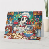 Carte Dalmatie : Noël festif (Devant)