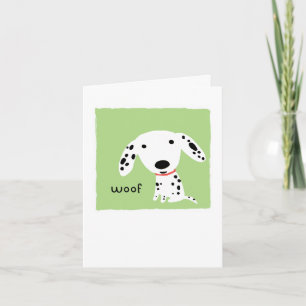Carte Dalmatien Woof