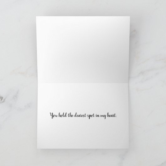 Carte dalmatienne de Valentines d'amour (Intérieur)