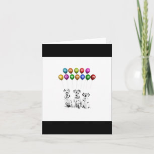 Carte Dalmatiens souhaitant une bonne année 2016 _1
