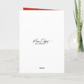 Carte Dalmation d'anniversaire et coupe-feu rouge (Dos)