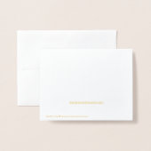 Carte d'aluminium - joyeux anniversaire ! - (Derrière avec enveloppe)