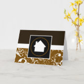 Carte damas professionnel maison (Fleur jaune)