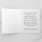 Carte Damask 25e anniversaire de Mariage 8,5x11 (Intérieur)