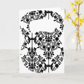Carte Damask Kettlebell (Fleur jaune)