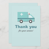 Carte d'ambulance (Devant / Derrière)