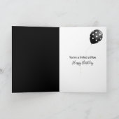 Carte Dame âgée faisant du toboggan le jour de son anniv (Intérieur)