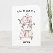 Carte Dame Anniversaire Spa (Devant)