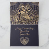 Carte Dame avec guitare (Intérieur)