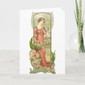 Carte Dame dans la serre (Devant)