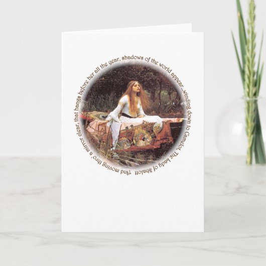 Carte Dame de Shallot (Devant)