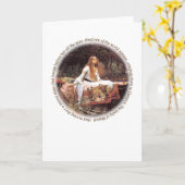 Carte Dame de Shallot (Fleur jaune)