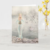 Carte Dame du lac par Deanna Bach (Fleur jaune)