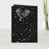 Carte Dame et hibou nocturne (Dos)