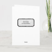 Carte dame fantôme par maison hantée (Dos)