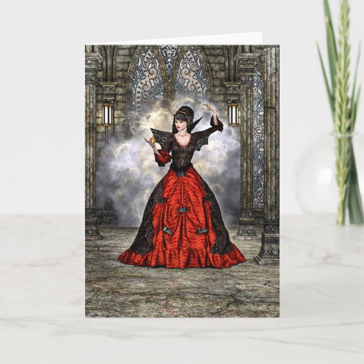 Carte Dame Vampire (Devant)