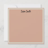 Carte Dame victorienne avec fleurs roses dans ses cheveu (Dos)