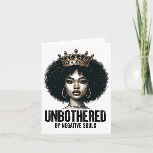 Carte Dames afro-américaines Sy Black Queen (Devant)