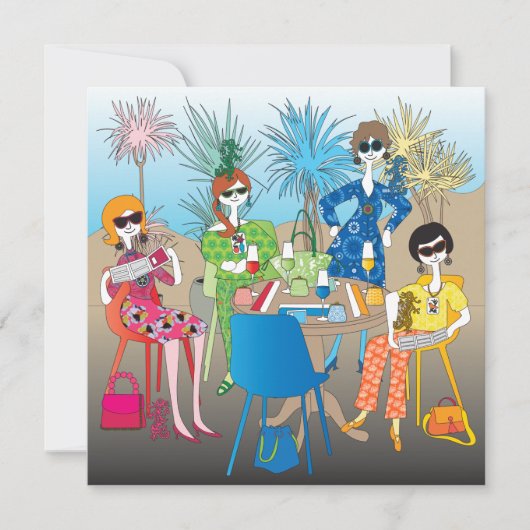 Carte Dames du dragon Mah Jongg plat (Devant)